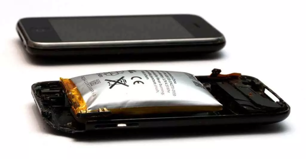 Expanded Lithium Ion Polymer Battery From An Apple Iphone 3G 1