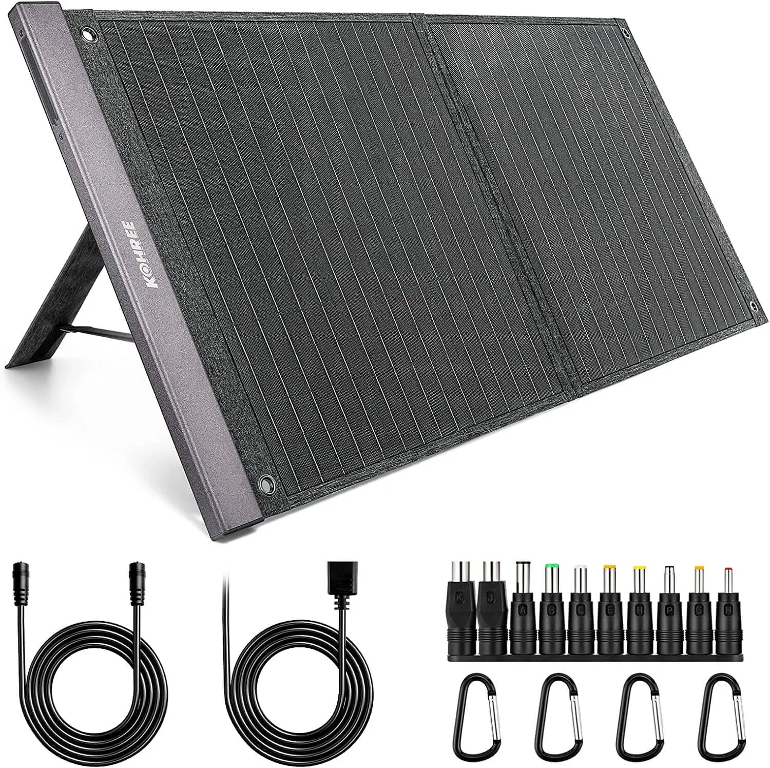 Kohree 100W Portable Solar Panel Waterproof Kohree 100W Portable Solar Panel Waterproof
